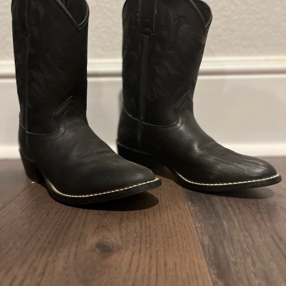 Justin Leather Boots - Boys size 13.5 - Picture 2 of 5